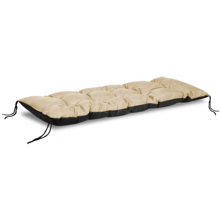 Cuscino per panchina da giardino di europallets beige 120x40 cm