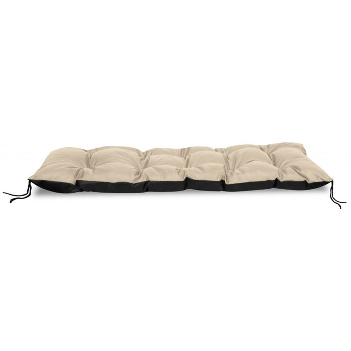 Cuscino per panchina da giardino di europallets beige 120x40 cm