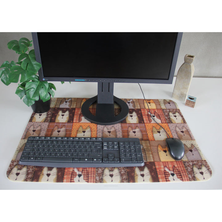 Bertoni, Tappetino da scrivania per tastiera e mouse, in feltro, 50x70 cm, Pexeso Beige