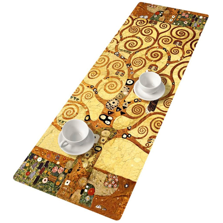 Tovaglia da tavolo Centrotavola  Bertoni,Runner  in feltro, 115x40cm, motivo: Artdeco