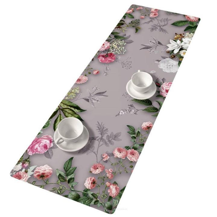 Tovaglia da tavolo Bertoni, Runner  in feltro, 115x40cm, motivo Melanie Grey