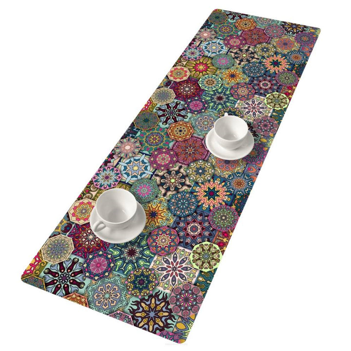 Tovaglia da tavola Bertoni, Runner in feltro, 115x40cm, motivo stampa Valencia