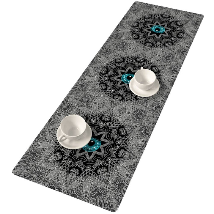 Tovaglia da tavola Bertoni, Runner in feltro, 95x33 cm, motivo stampa Look