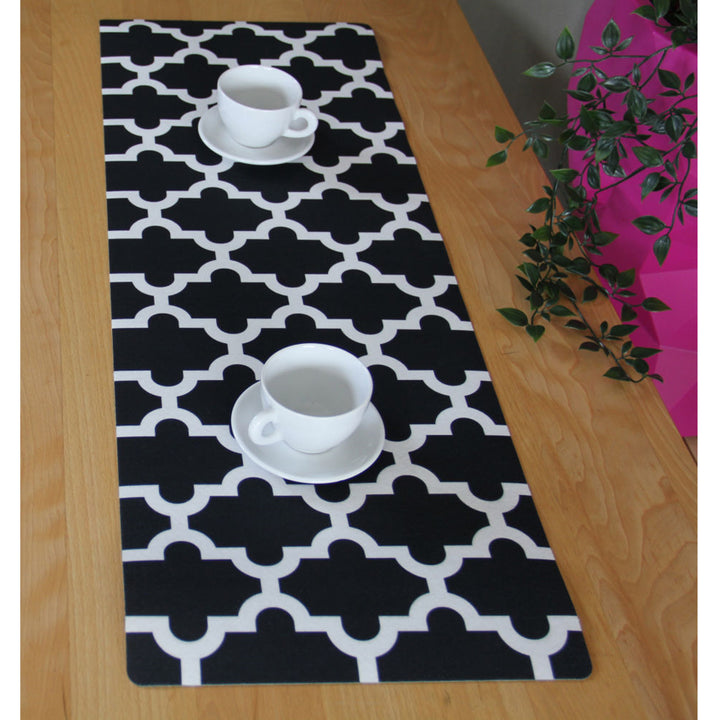 Tovaglia da tavola Bertoni, Runner in feltro, 95x33 cm, stampa Marocco Night