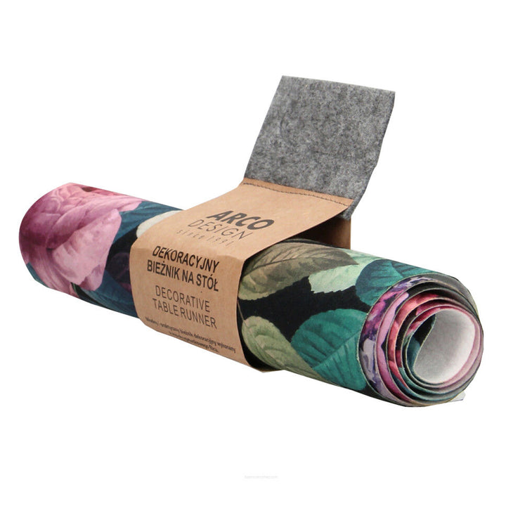 Tovaglia da tavola Bertoni, Runner in feltro, 95x33 cm, motivo Enigma