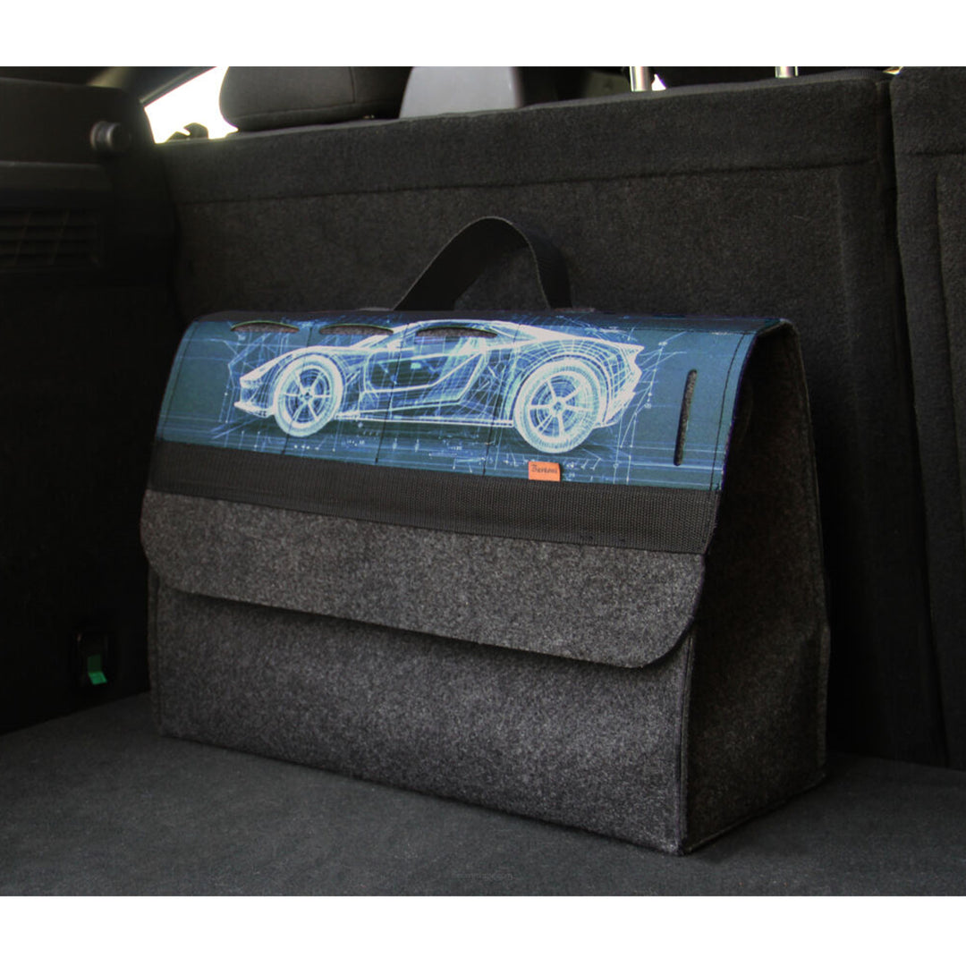 Borsa Arco Design, organizer da bagagliaio, 46x20cm, B-LUX Automotive