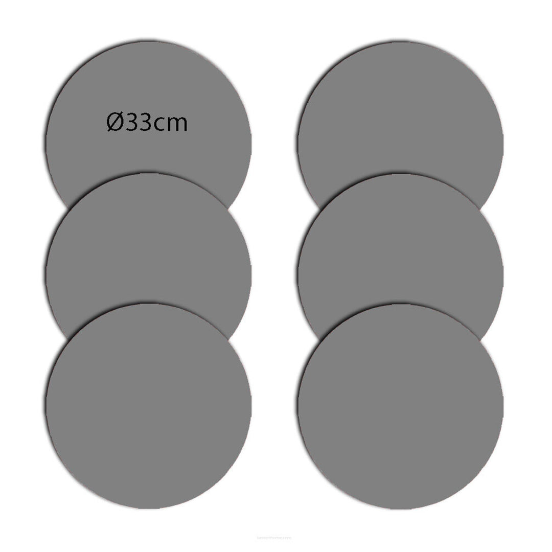 Set di tovagliette Bertoni, 6 pezzi, rotonde, 33 cm, Enigma