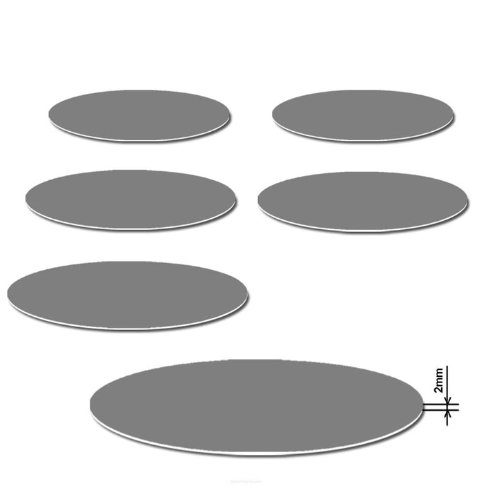 Set di tovagliette Bertoni, 6 pezzi, rotonde, 33 cm, Enigma