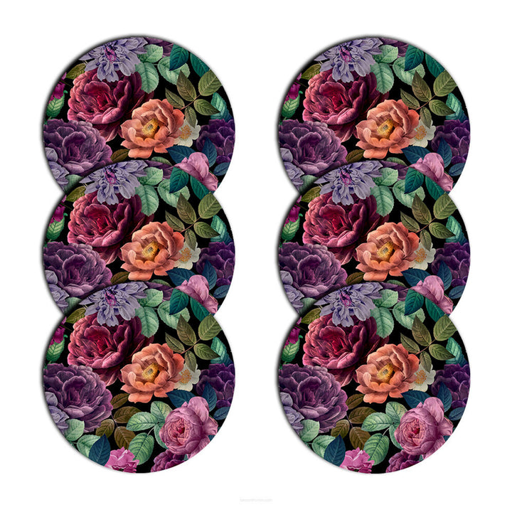 Set di tovagliette Bertoni, 6 pezzi, rotonde, 33 cm, Enigma