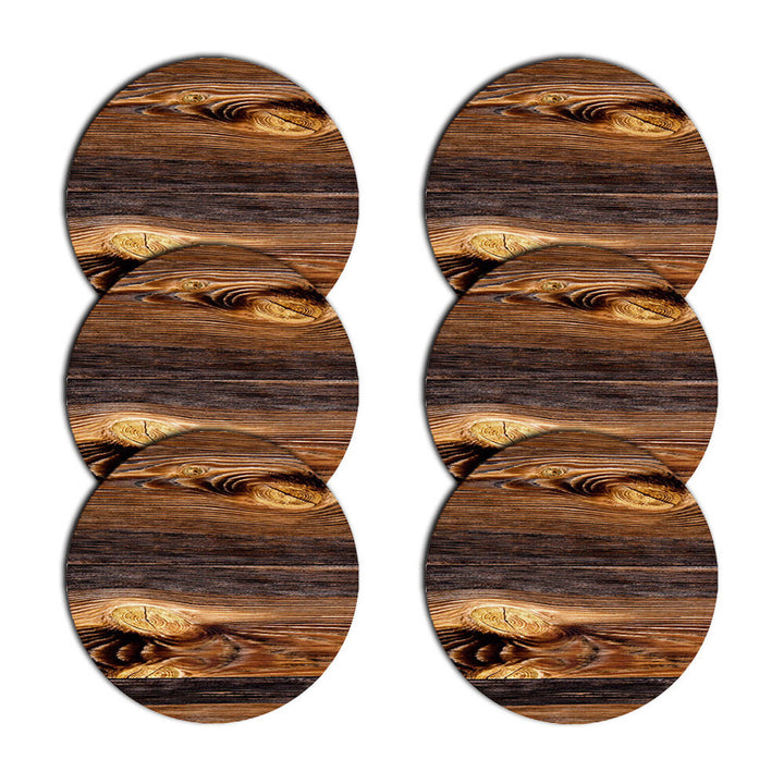 Set di tovagliette Bertoni, 6 pezzi, rotonde, diametro33 cm, Legno