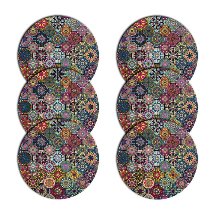 Set di tovagliette Bertoni, 6 pezzi, rotonde, diamentro 33 cm, Valencia