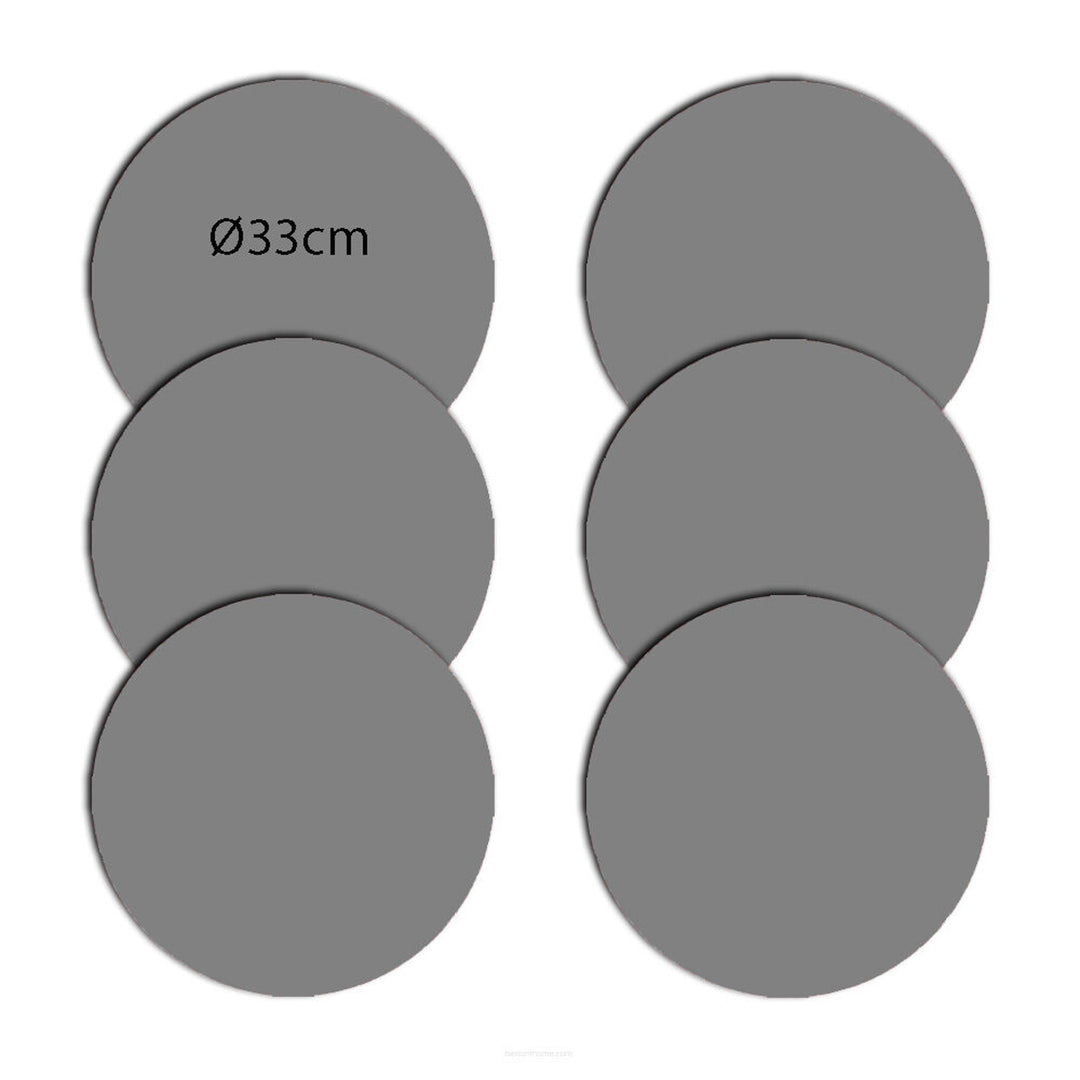 Set di tovagliette Bertoni, 6 pezzi, rotonde, diametro 33 cm, Estera