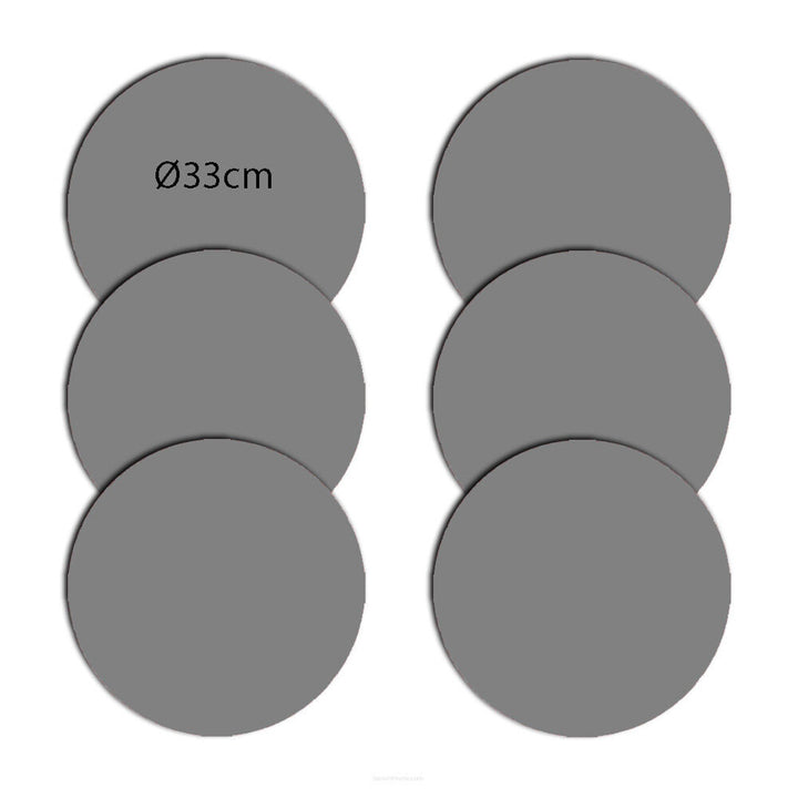 Set di tovagliette Bertoni, 6 pezzi, rotonde, diametro 33 cm, Estera
