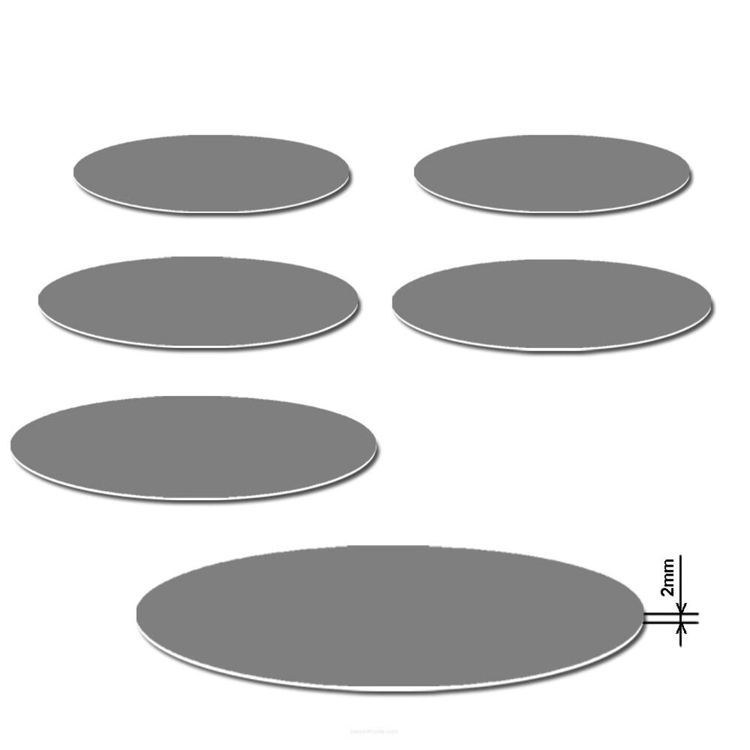 Set di tovagliette Bertoni, 6 pezzi, rotonde, diametro 33 cm, Estera