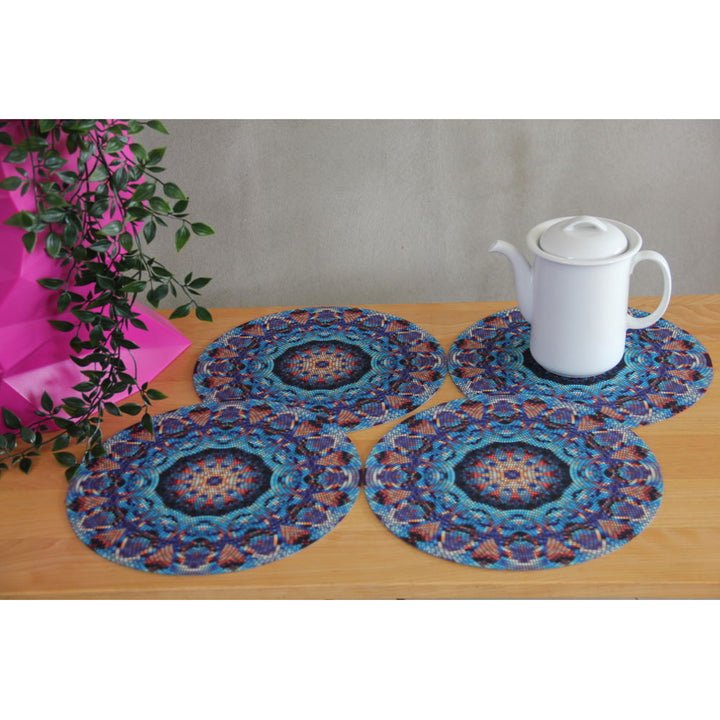 Set di tovagliette Bertoni, 4 pezzi, rotonde, diametro 33 cm, Barcellona