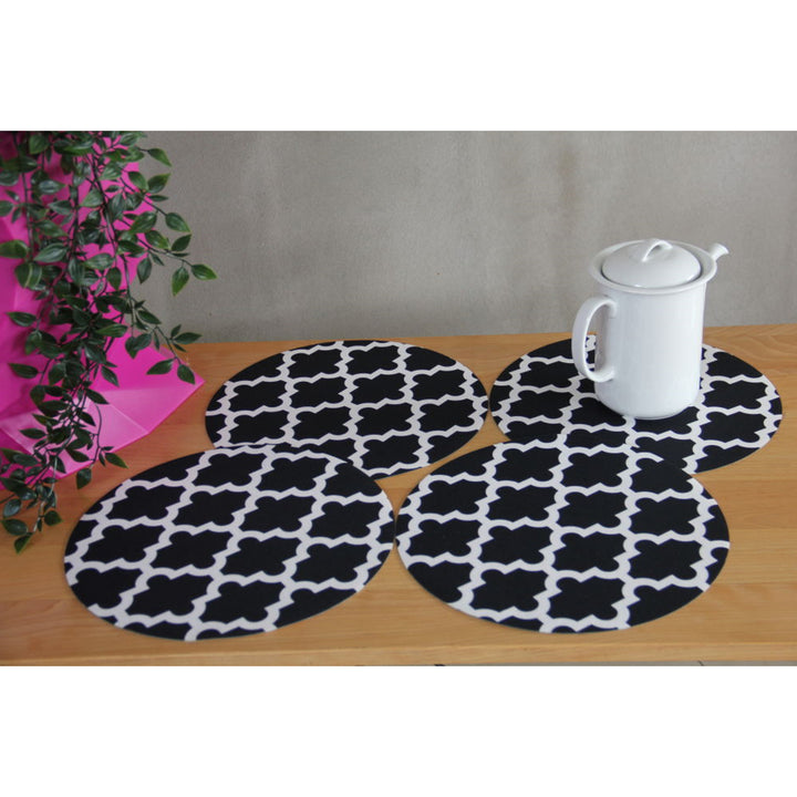 Set di tovagliette Bertoni, 4 pezzi, rotonde, diametro 33 cm, Marocco Night