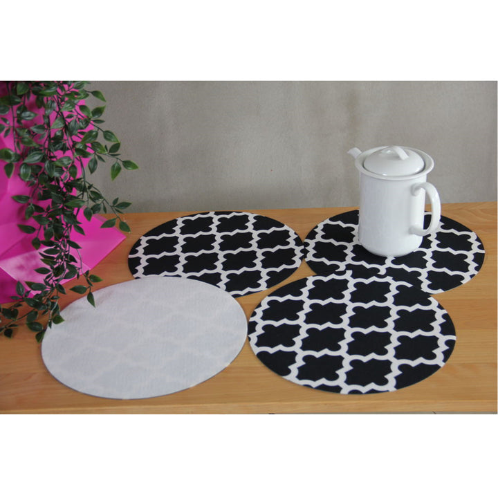 Set di tovagliette Bertoni, 4 pezzi, rotonde, diametro 33 cm, Marocco Night