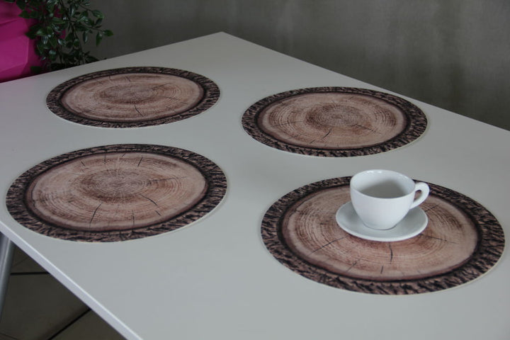 Set di tovagliette Bertoni, 4 pezzi, rotonde, 33 cm, Robina