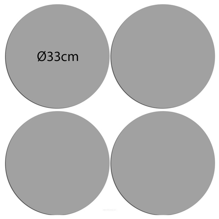Set di tovagliette Bertoni, 4 pezzi, rotonde, 33 cm, Robina
