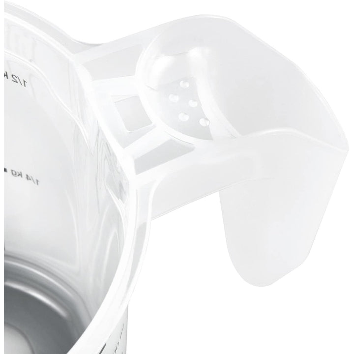 Caraffa graduata Keeeper, antiscivolo, con manico, 0,5l, grigio nordico, Masimmo