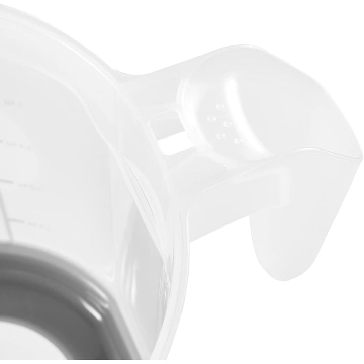 Caraffa dosatrice Keeeper, antiscivolo, con manico, 1l, grigio nordico, Masimmo