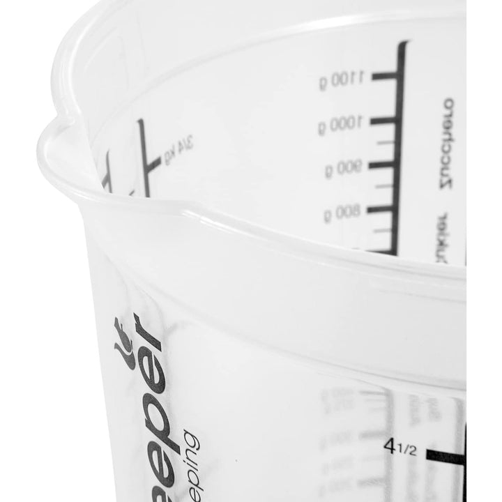 Caraffa dosatrice Keeeper, antiscivolo, con manico, 1l, grigio nordico, Masimmo