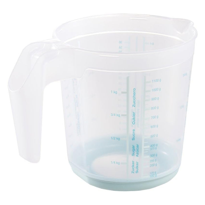 Caraffa dosatrice Keeeper, antiscivolo, con manico, 1l, acquamarina, Masimmo