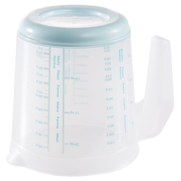 Caraffa dosatrice Keeeper, antiscivolo, con manico, 1l, acquamarina, Masimmo