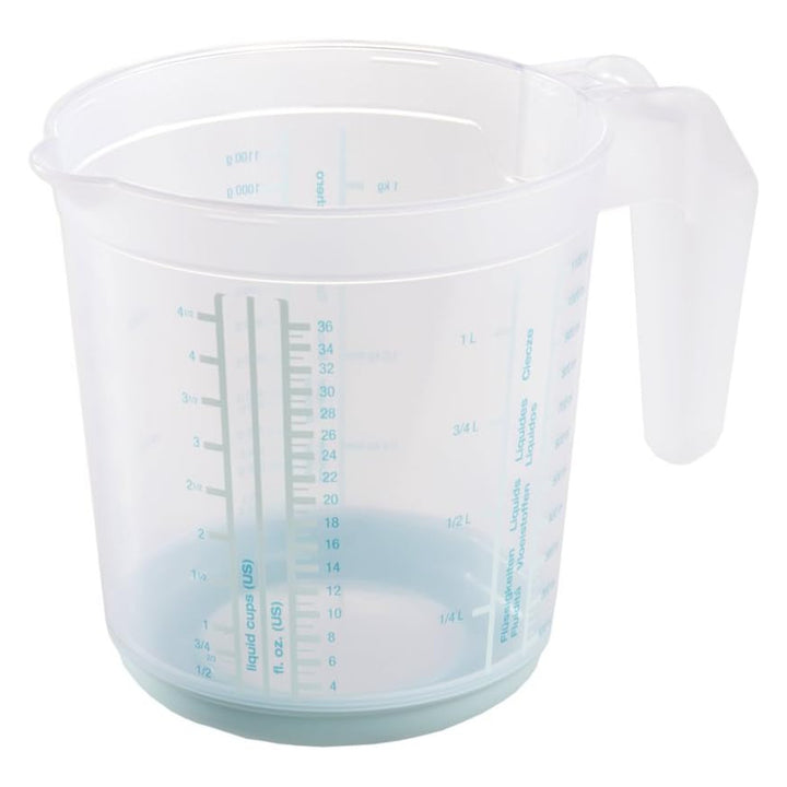 Caraffa dosatrice Keeeper, antiscivolo, con manico, 1l, acquamarina, Masimmo