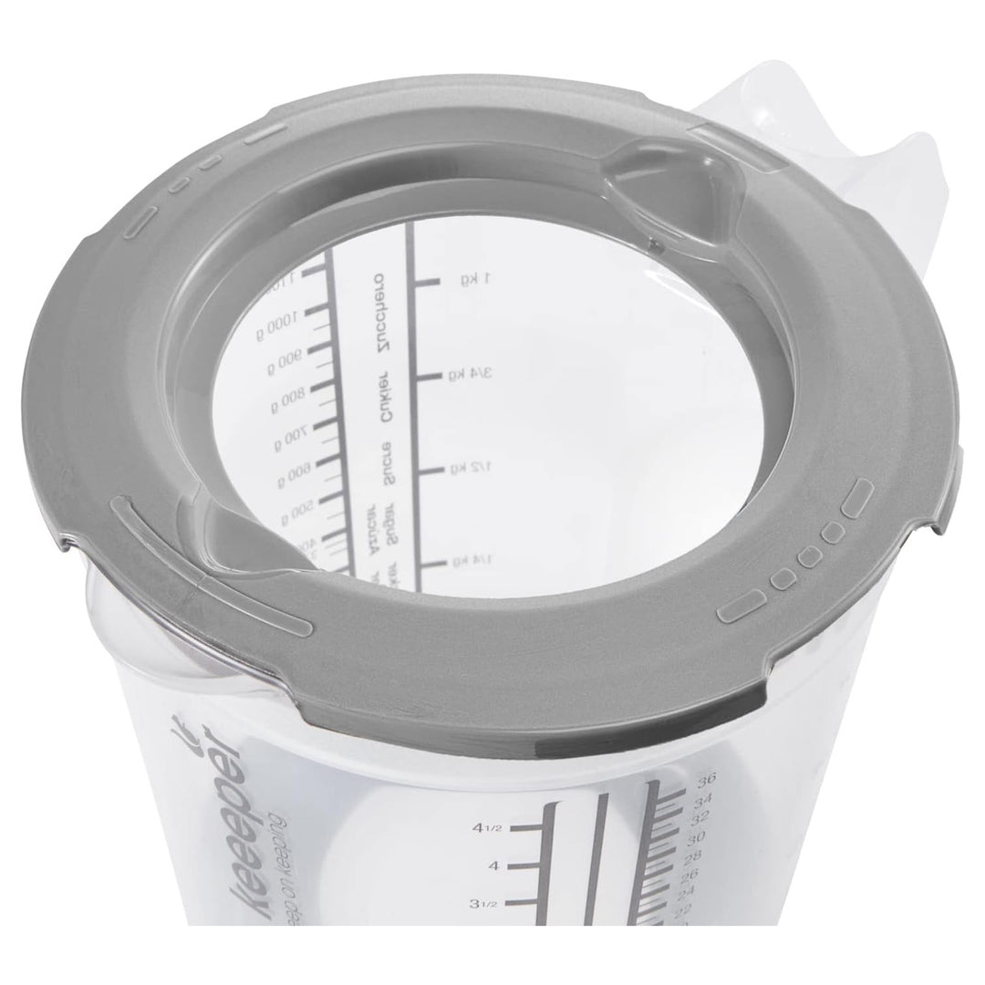 Set da cucina brocca con coperchio, coperchio e spremiagrumi, Matteo Keeeper, 1 l, 14x15 cm, grigio nordico