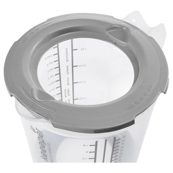 Set da cucina brocca con coperchio, coperchio e spremiagrumi, Matteo Keeeper, 1 l, 14x15 cm, grigio nordico