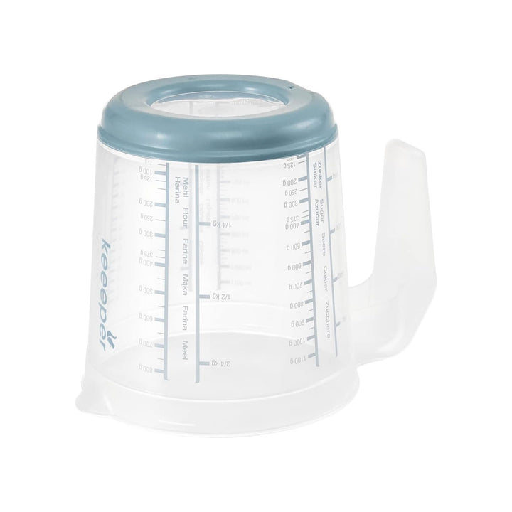 Set da cucina brocca con coperchio, coperchio e spremiagrumi, Matteo Keeeper, 1 l, 14x15 cm, blu nordico