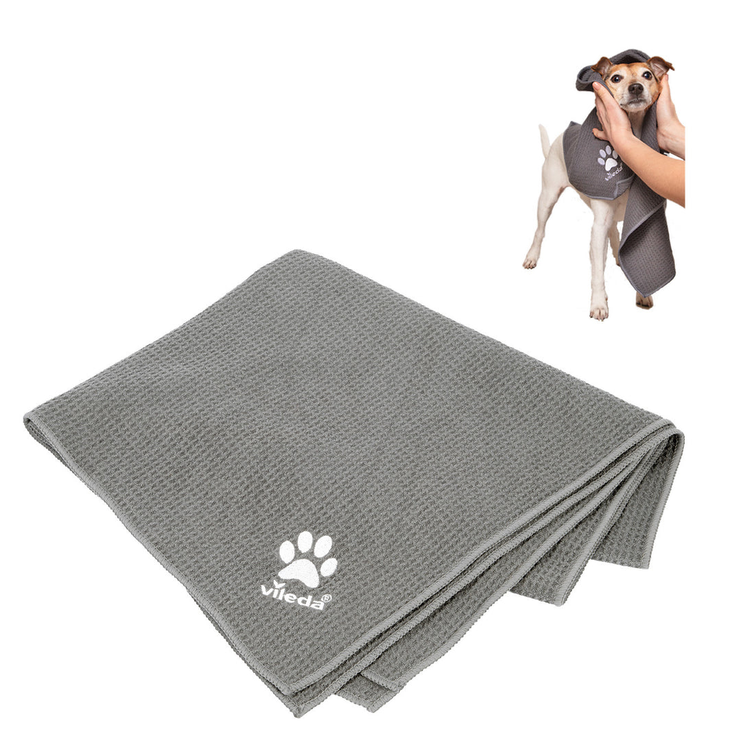Vileda Pet Pro M asciugamano in microfibra per animali domestici, taglia M, Pet Pro