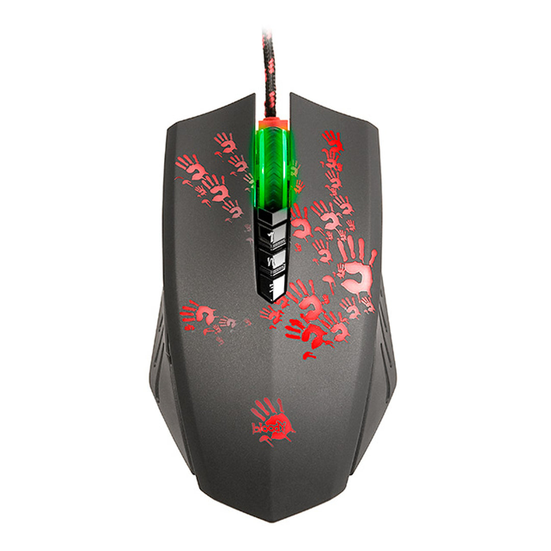 Mouse da gioco A4TECH, 6200 DPI, retroilluminazione RGB, BLOODY Blazing A60 (attivato)