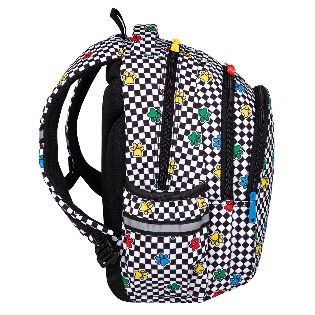 Zaino Coolpack per giovani, 3 scomparti, schienale sagomato, Jerry Catch Me