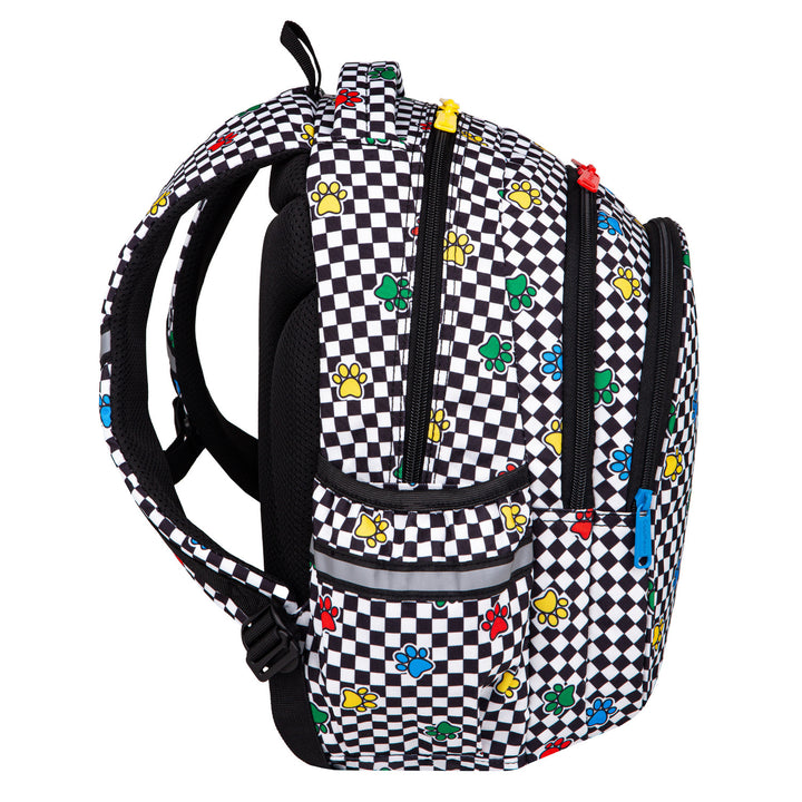 Zaino Coolpack per giovani, 3 scomparti, schienale sagomato, Jerry Catch Me