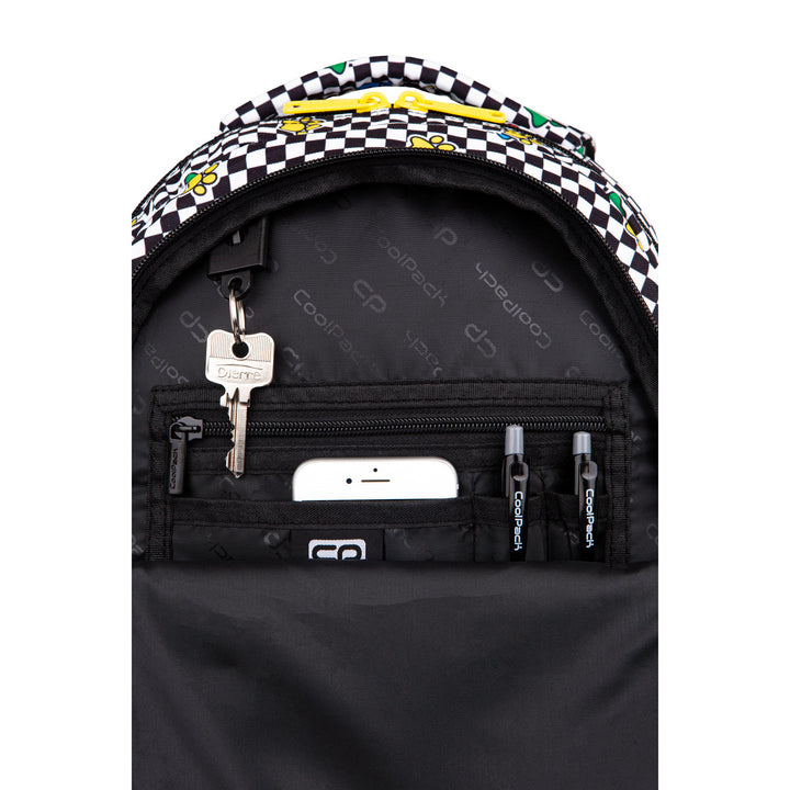 Zaino Coolpack per giovani, 3 scomparti, schienale sagomato, Jerry Catch Me