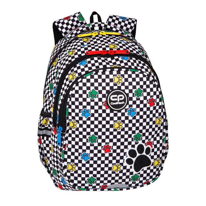 Zaino Coolpack per giovani, 3 scomparti, schienale sagomato, Jerry Catch Me