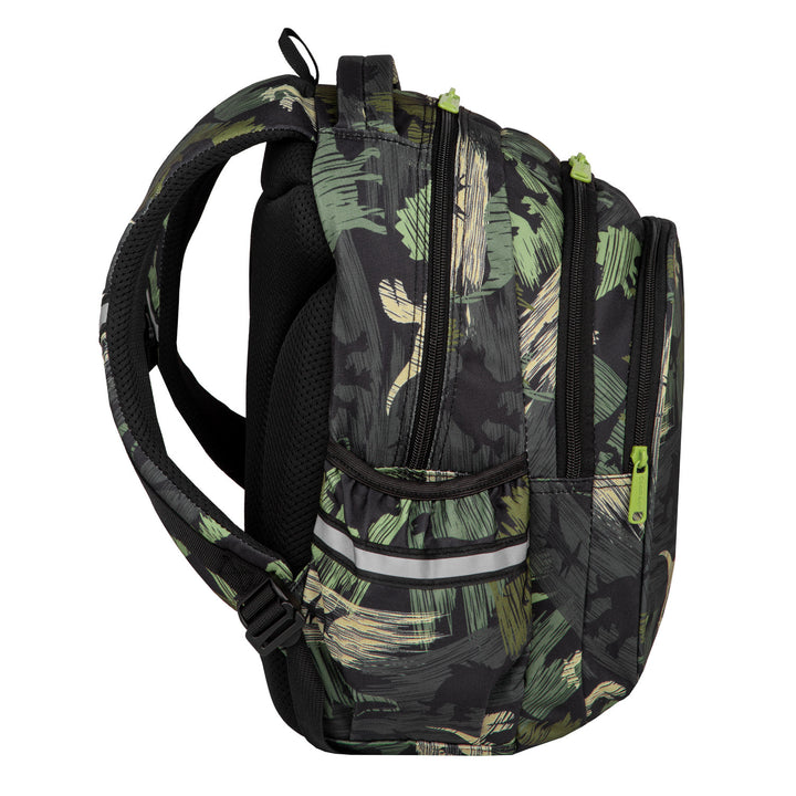 Zaino Coolpack per giovani, 3 scomparti, schienale sagomato, Jerry Adventure Park