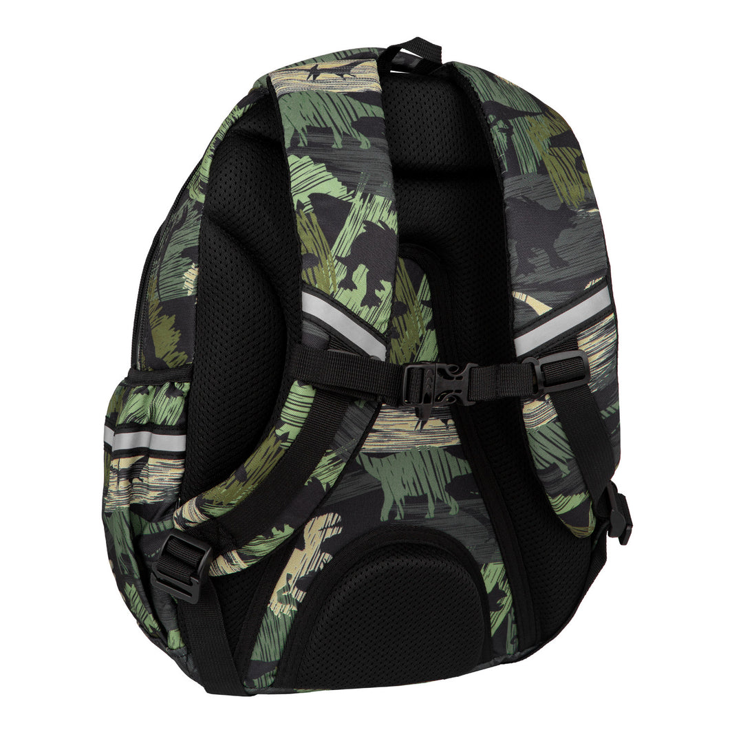 Zaino Coolpack per giovani, 3 scomparti, schienale sagomato, Jerry Adventure Park