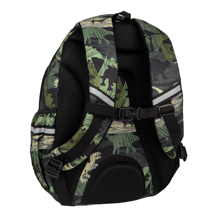 Zaino Coolpack per giovani, 3 scomparti, schienale sagomato, Jerry Adventure Park