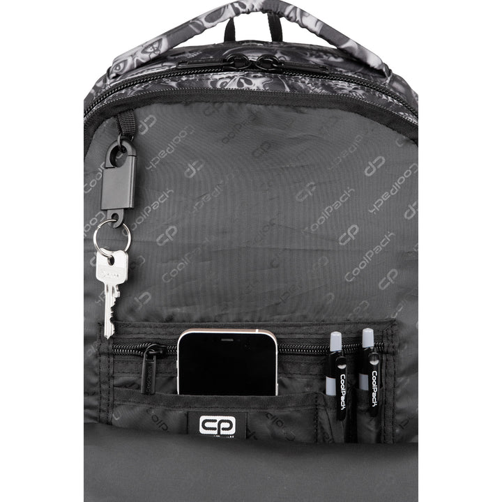 Zaino CoolPack Skulls per giovani, capiente e confortevole F024721