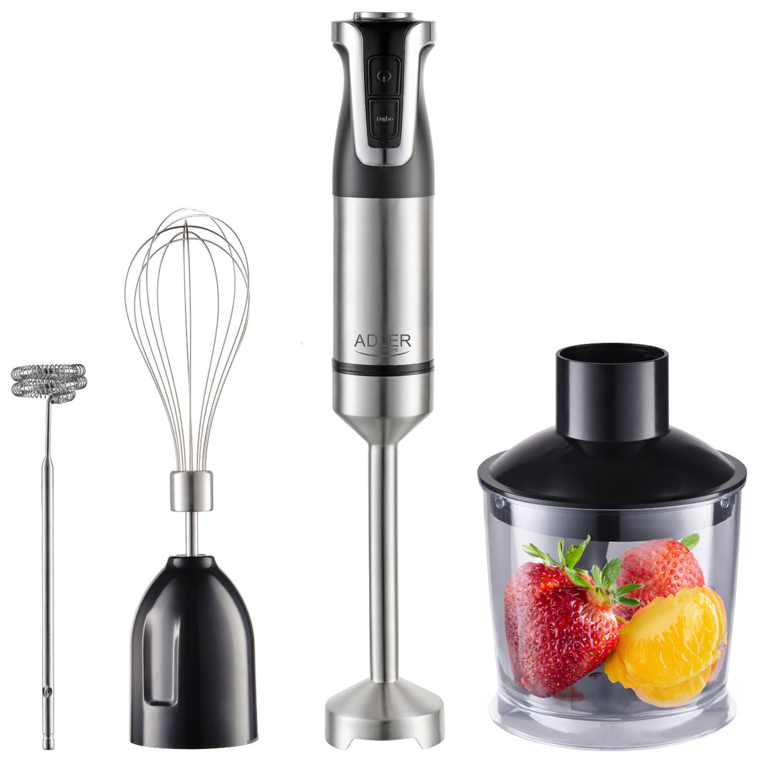 Frullatore manuale Adler, 20 velocità, 1800W, funzione Turbo, AD 4627