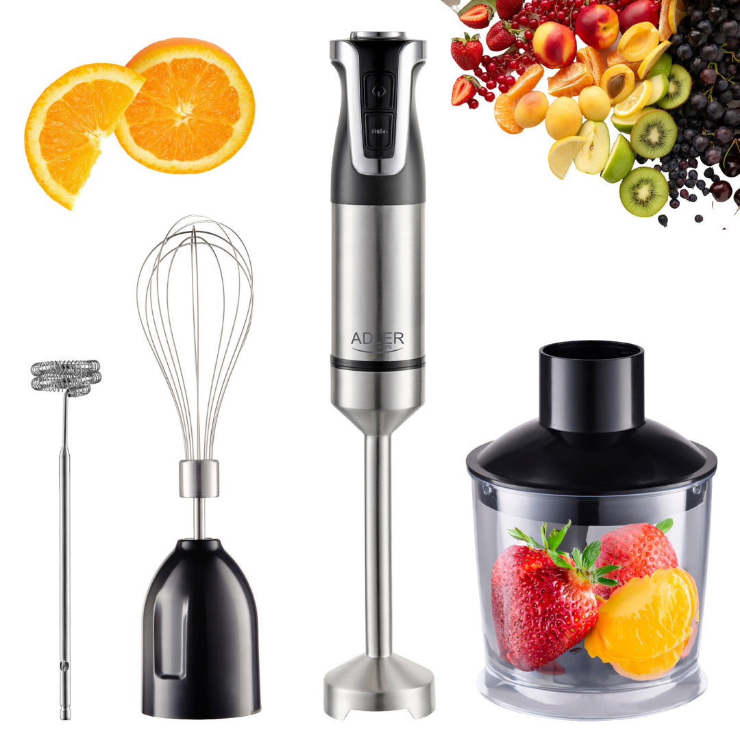 Frullatore manuale Adler, 20 velocità, 1800W, funzione Turbo, AD 4627