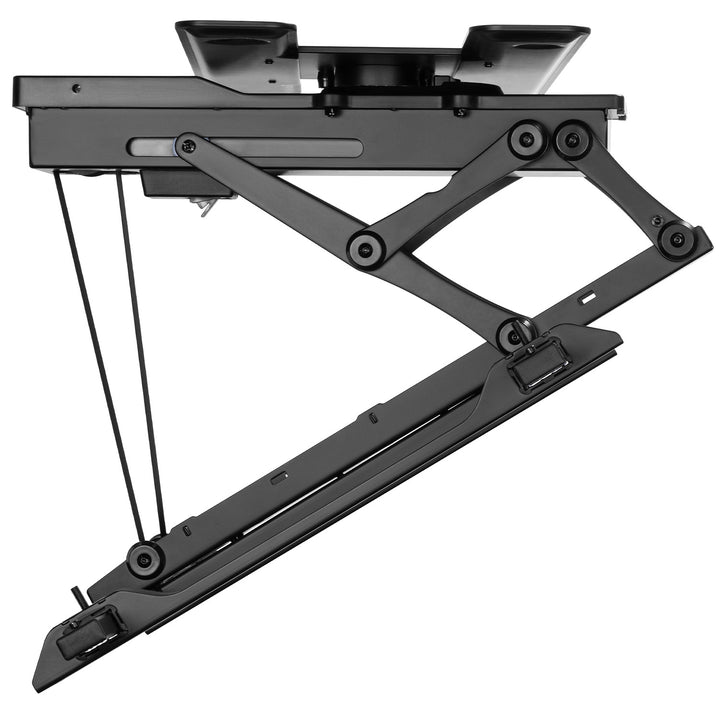 Supporto elettrico a soffitto Maclean per TV, supporto TUYA, VESA max 600x400, 90st girevole, 32"-75", 35kg, MC-490
