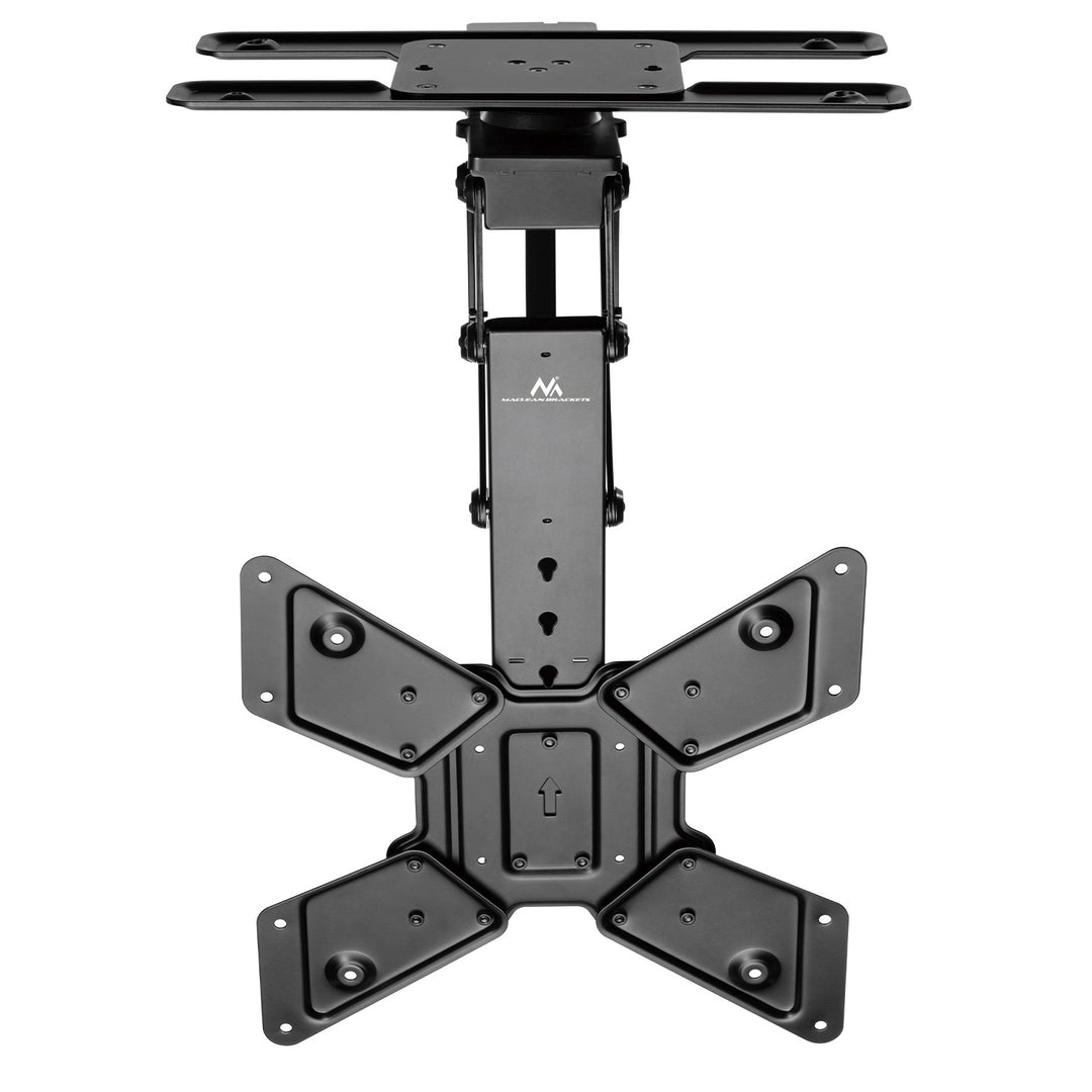 Supporto elettrico a soffitto Maclean per TV, supporto TUYA, max VESA 600x400, 90st girevole, 23"-65", 30kg, MC-491