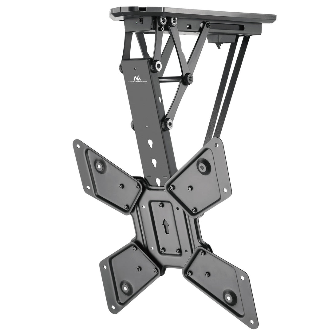 Supporto elettrico a soffitto Maclean per TV, supporto TUYA, max VESA 600x400, telecomando, 23"-55", 30kg, MC-492