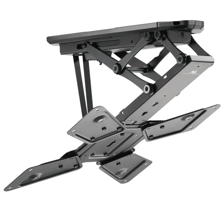Supporto elettrico a soffitto Maclean per TV, supporto TUYA, max VESA 600x400, telecomando, 23"-55", 30kg, MC-492