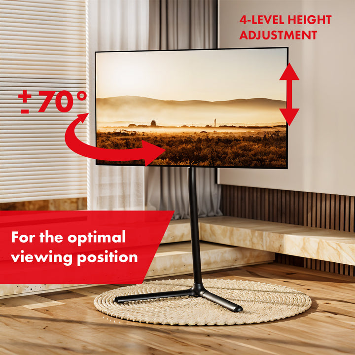 Supporto da pavimento Maclean per TV, 32-70", max. VESA 400x400, max. 40 kg, MC-494