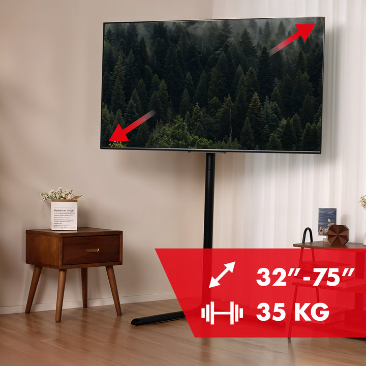 Supporto da pavimento Maclean per TV, 32-70", max. VESA 400x400, max. 40 kg, MC-494